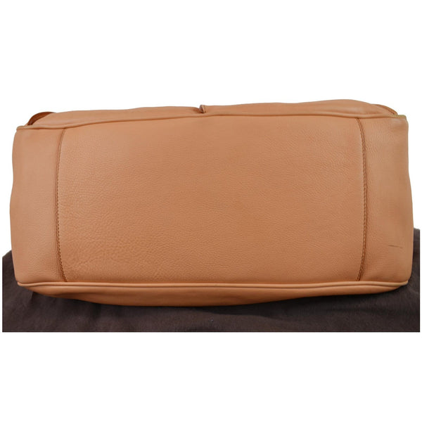 Celine Blossom Leather Top Handle Tote bottom side