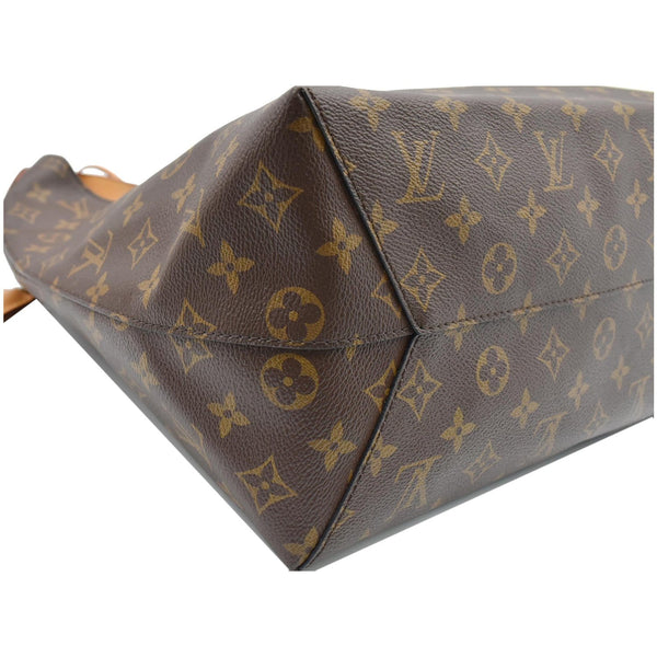 LOUIS VUITTON Flower Hobo Monogram Canvas Shoulder Hobo Bag Brown