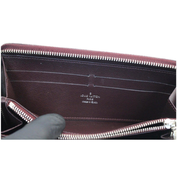 interior Lv Epi Electric Zippy Wallet Deep Burgundy