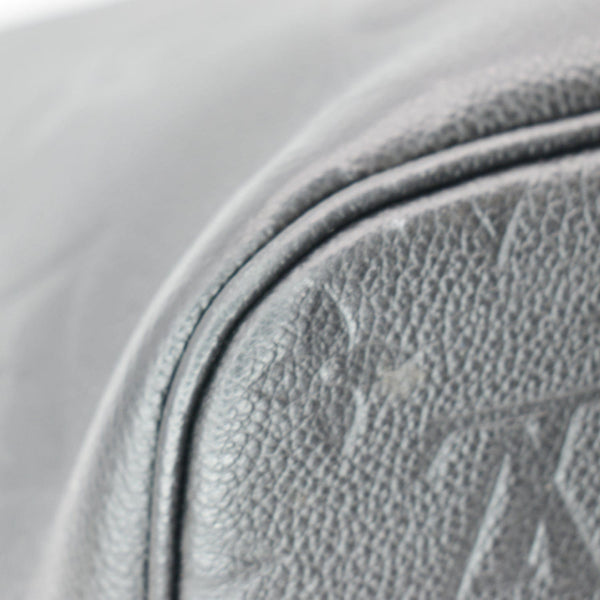 LOUIS VUITTON Neverfull MM Monogram Empreinte Tote Bag Black