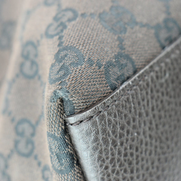 GUCCI GG Guccissima Canvas Leather Tote Brown | DDH