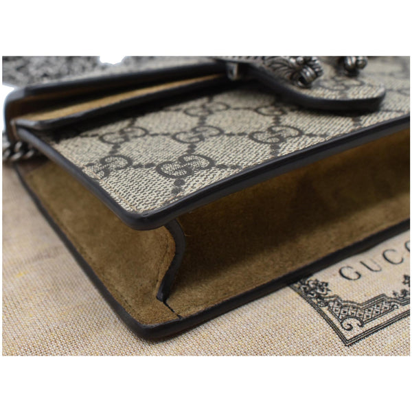 GUCCI Dionysus Super Mini GG Canvas Shoulder Bag Beige 476432