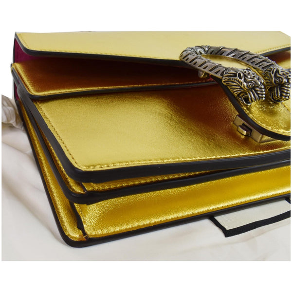 Gucci Dionysus Small Satin Shoulder Handbag closed view