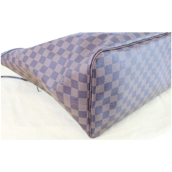 Louis Vuitton Neverfull GM Damier Ebene Satchel Bag - checks brown