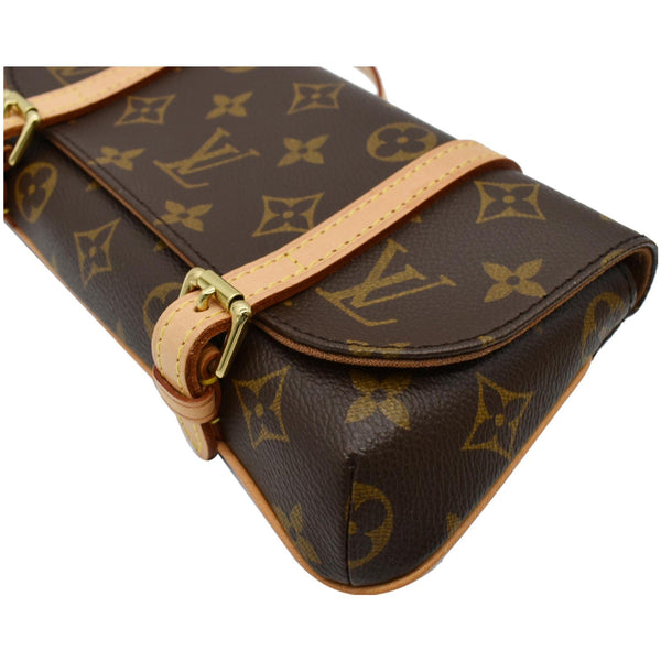 LOUIS VUITTON Marelle PM Monogram Canvas Shoulder Bag Brown
