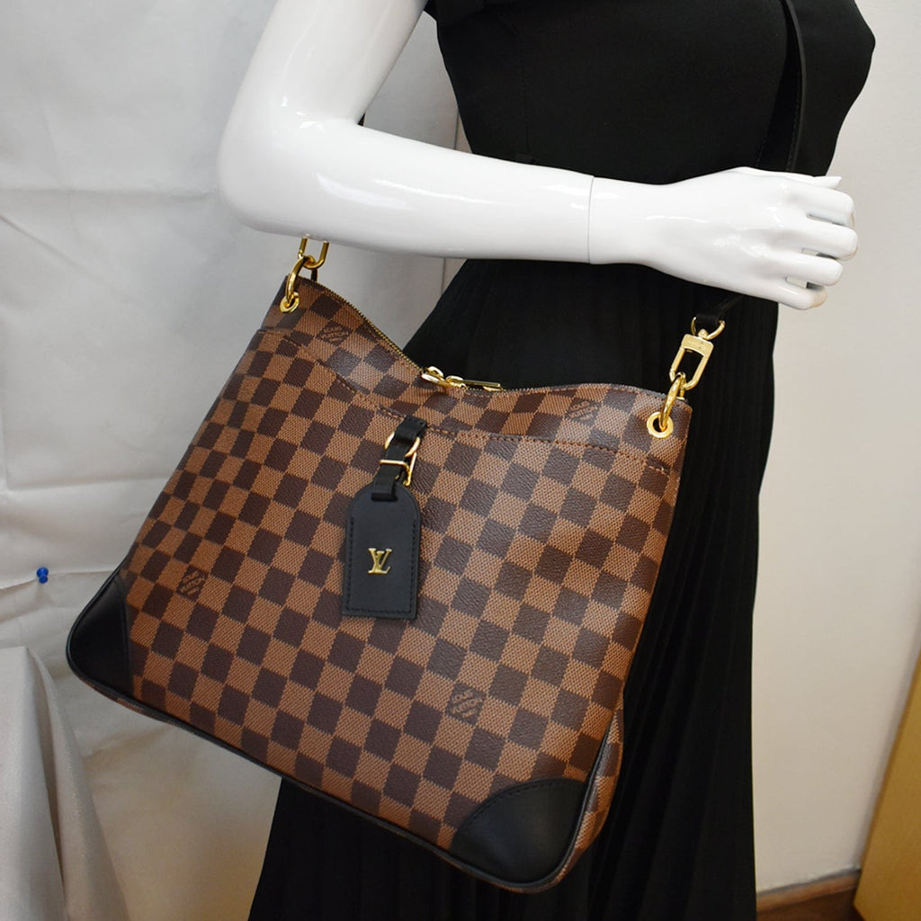 Louis Vuitton, Bags, Used Louis Vuitton Damier Ebene Odeon Mm Black