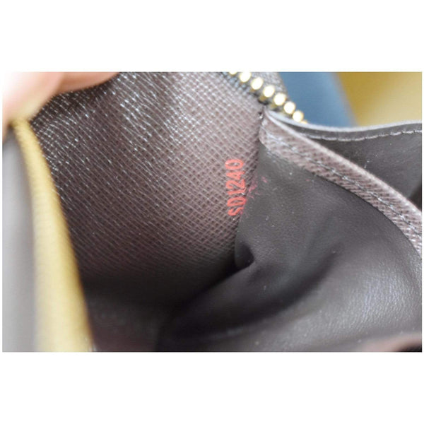 LOUIS VUITTON Damier Ebene Zippy Long Wallet Brown