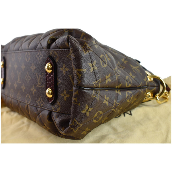 LOUIS VUITTON Etoile MM Exotique Monogram Canvas Shoulder Bag Brown