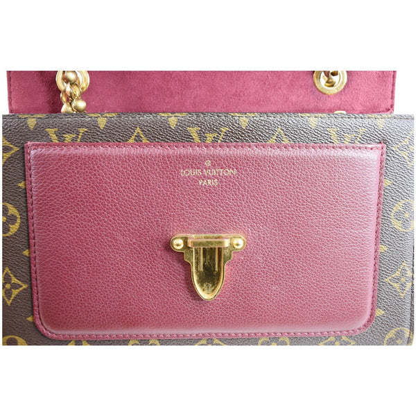 LOUIS VUITTON Victoire Monogram Canvas Shoulder Crossbody Bag Brown