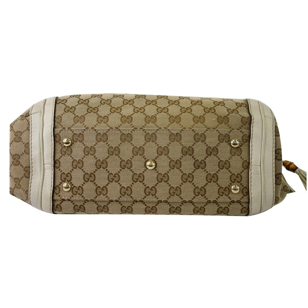 GUCCI Medium Bella GG Canvas Hobo Bag Beige 269949