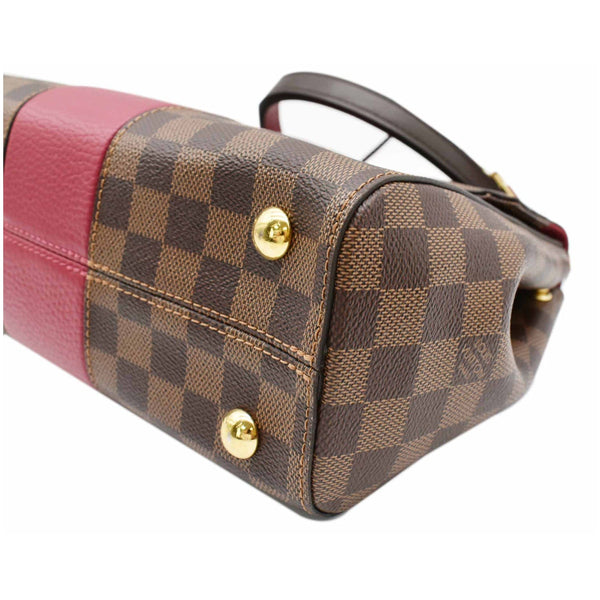 LOUIS VUITTON Bond Street MM Damier Canvas Crossbody Bag Bordeaux