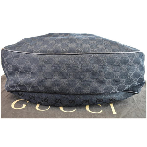 Gucci Medium Sukey GG Canvas Hobo Bag leather trim