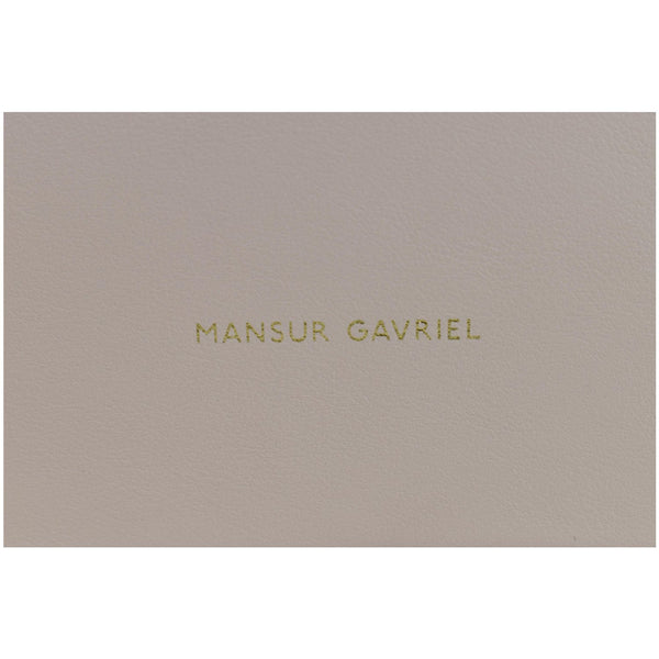 MANSUR GAVRIEL Large Circle Leather Tote Bag Pink