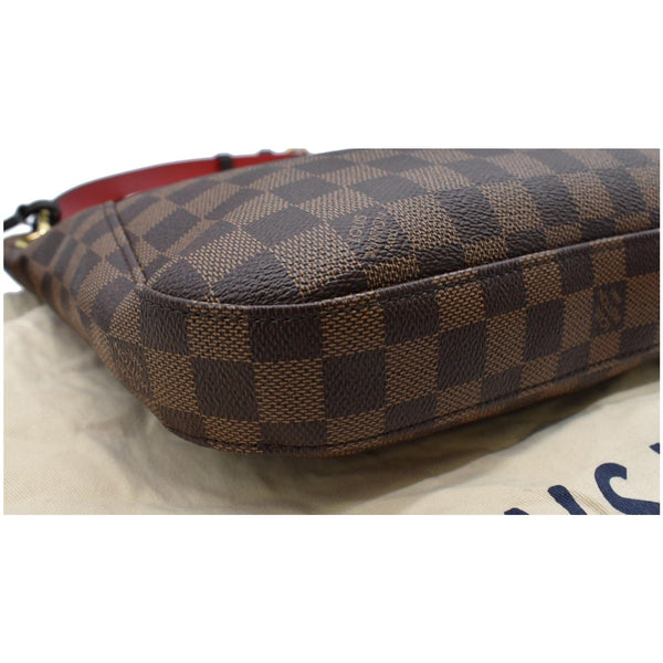 LOUIS VUITTON South Bank Besace Damier Ebene Crossbody Bag Brown
