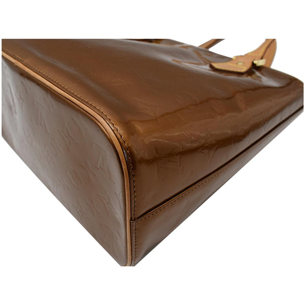 LOUIS VUITTON Houston Monogram Vernis Leather Tote Bag Bronze