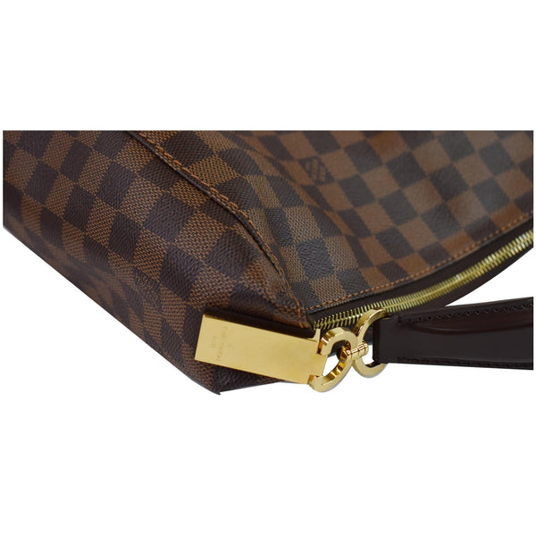 LOUIS VUITTON Portobello GM Damier Ebene Shoulder Bag Brown
