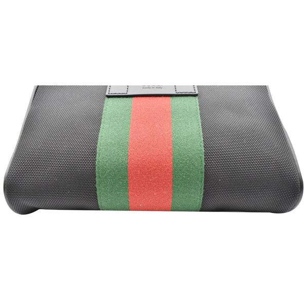 Gucci Web Monogram Canvas Slim Belt Bag - top side preview