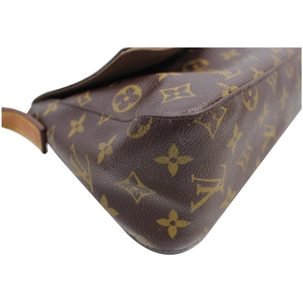 LOUIS VUITTON Looping PM Monogram Canvas Satchel Bag Bown