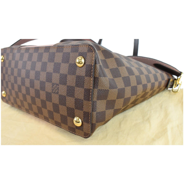 LOUIS VUITTON Jersey Damier Ebene Shoulder Bag Magnolia