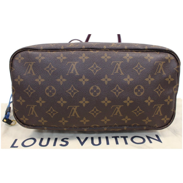 bottom Lv Neverfull MM Totem Monogram Canvas Bag
