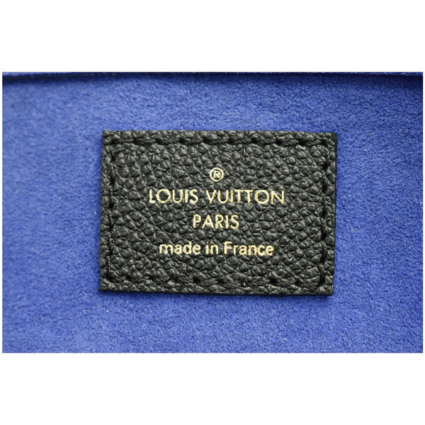 LOUIS VUITTON Neo Alma PM Monogram Empreinte Satchel Shoulder Bag Black