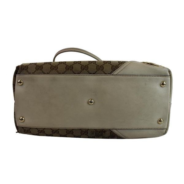 Gucci Large Britt GG Canvas Tote Bag Women | Beige - bottom front