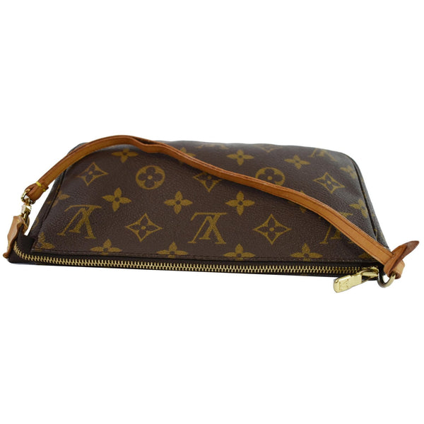 LOUIS VUITTON Pochette Accessoires Monogram Canvas Pouch Bag Brown