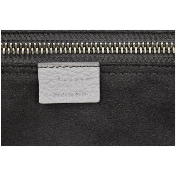 Celine Drummed Mini Luggage Calfskin Leather Tote Bag