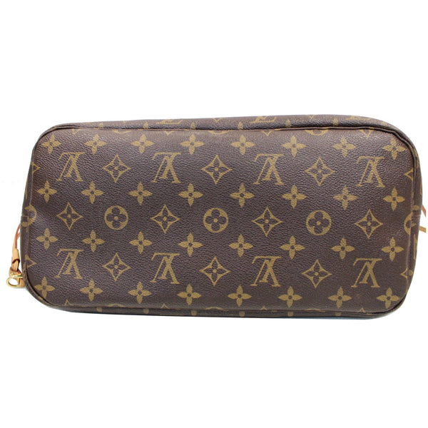 LV Neverfull MM Monogram Canvas Shoulder Bag bottom