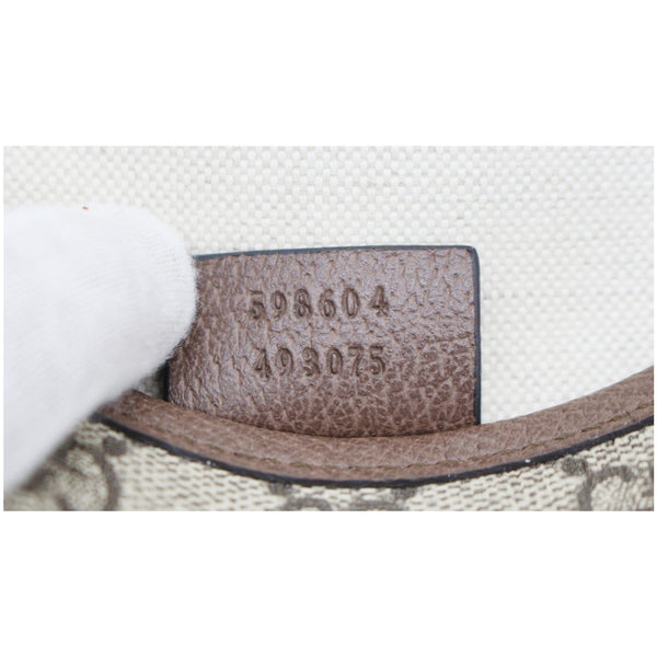 GUCCI Neo Vintage Medium GG Supreme Canvas Messenger Bag Beige 598604