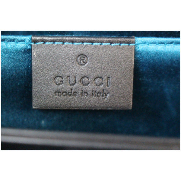 GUCCI Ophidia GG Small Web Suede Leather Shoulder Bag Black 503877