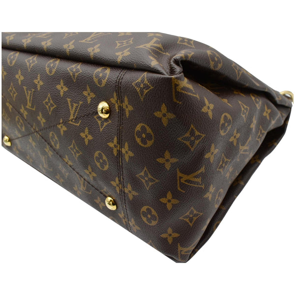 LOUIS VUITTON Artsy MM Monogram Canvas Hobo Bag Brown