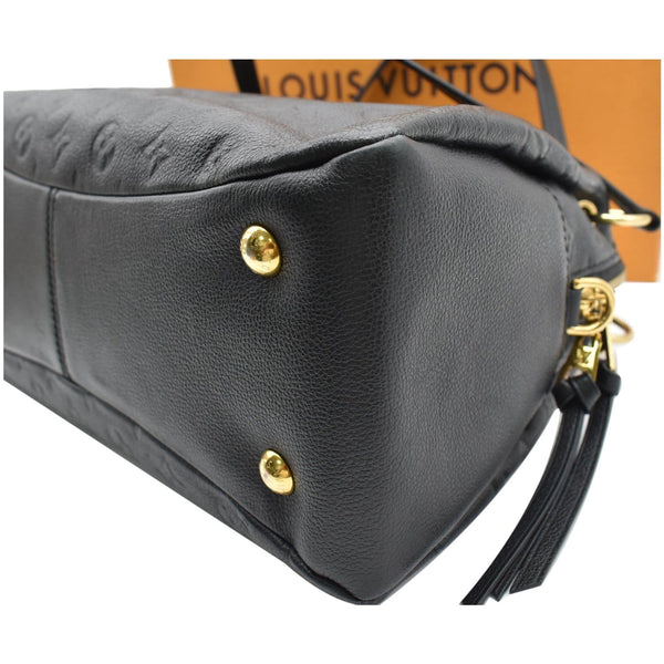 LOUIS VUITTON Ponthieu PM Empreinte Leather Shoulder Bag Black