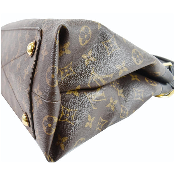 LOUIS VUITTON Olympe Monogram Canvas Satchel Shoulder Bag Black