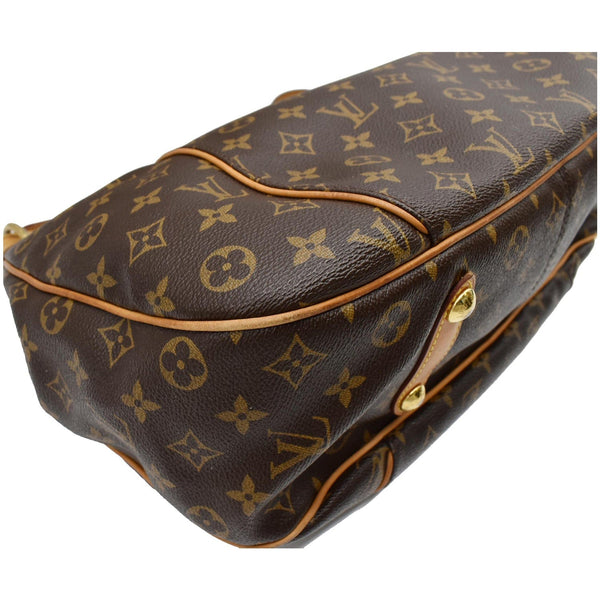 LOUIS VUITTON Galliera PM Monogram Canvas Shoulder Bag Brown