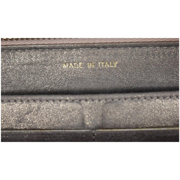 Chanel Zip Around Coated Canvas Wallet - made in Italy