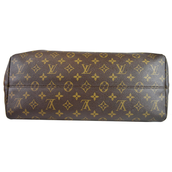 LOUIS VUITTON Raspail MM Monogram Canvas Shoulder Bag Brown