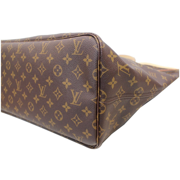 Lv Neverfull GM Monogram Canvas Bag Back View
