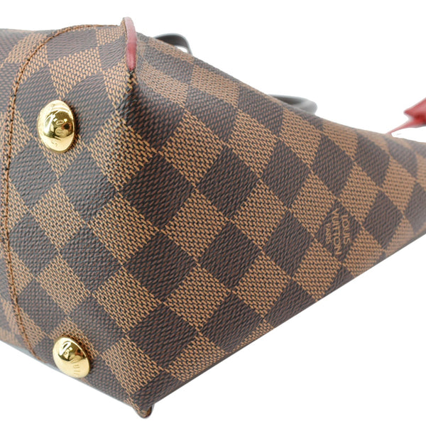 LOUIS VUITTON Caissa PM Damier Ebene Tote Shoulder Bag Brown
