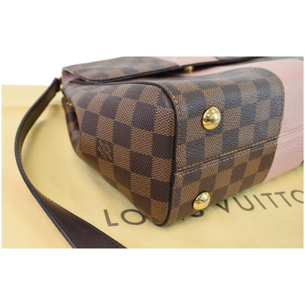Louis Vuitton Bond Street Damier Ebene Shoulder Bag - brass buttons