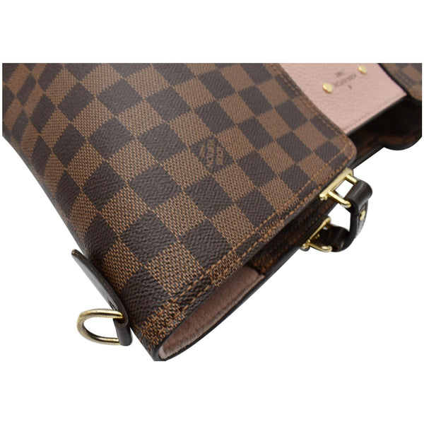 LOUIS VUITTON Jersey Damier Ebene Shoulder Bag Magnolia
