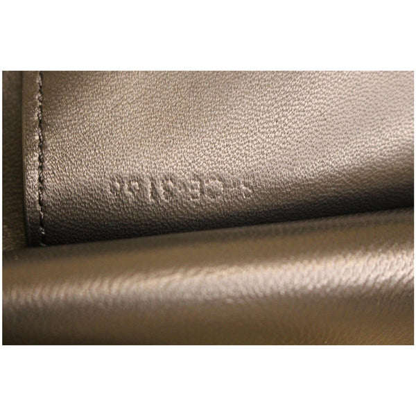 CELINE Mini Clasp Smooth Calfskin Leather Crossbody Bag Red