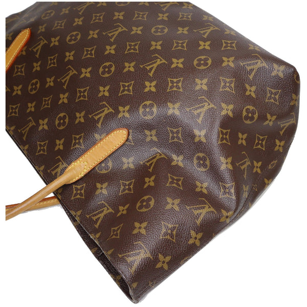printed logo LV Monogram Canvas Raspail MM Bag Brown