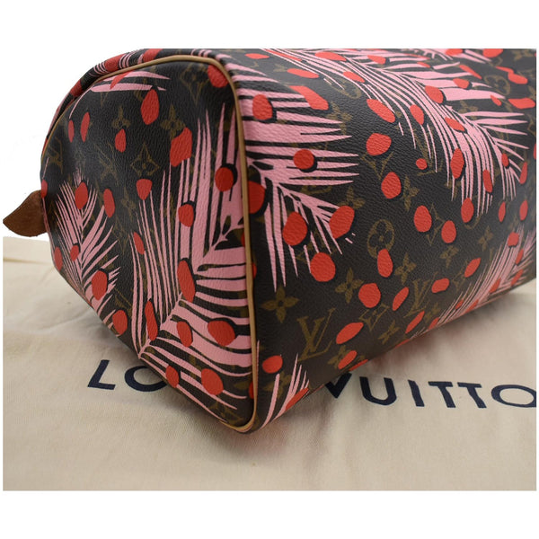 Louis Vuitton Speedy 30 Jungle Dots Palm Bag - dot exterior