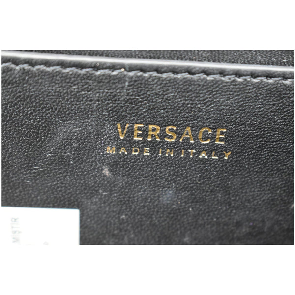 VERSACE Virtus Small Leather Shoulder Bag Light Pink