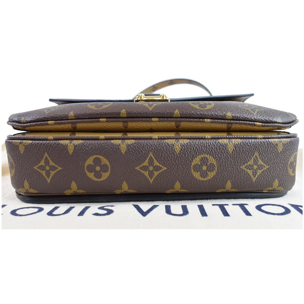 LOUIS VUITTON Metis Pochette Reverse Monogram Canvas Crossbody Bag Brown