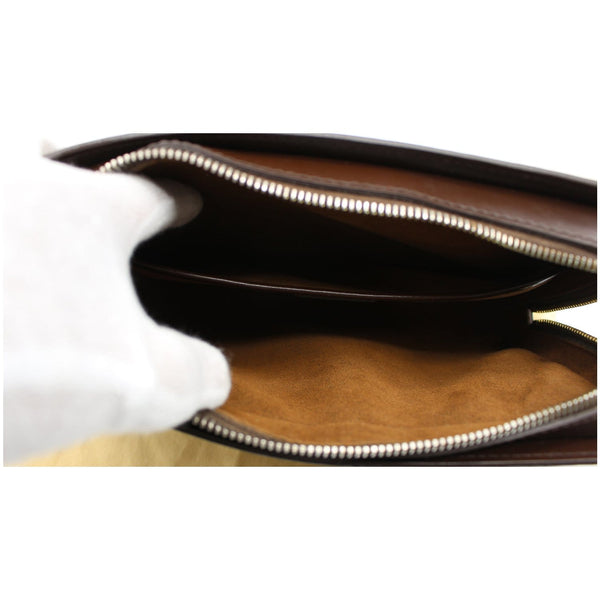 Louis Vuitton Saint Louis Damier Ebene Pochette Clutch Bag