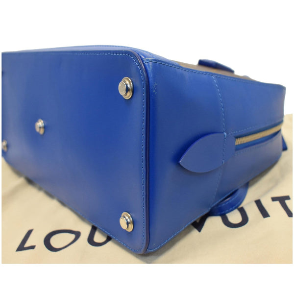 LOUIS VUITTON Dora MM Monogram Canvas Shoulder Bag Blue