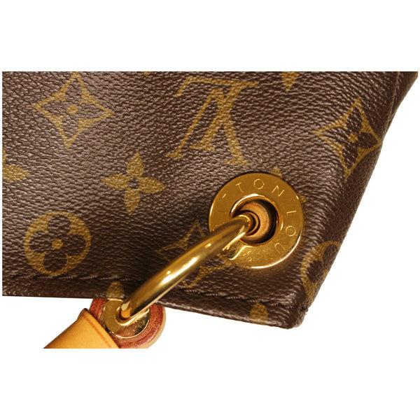 LOUIS VUITTON Artsy MM Monogram Canvas Shoulder Bag Brown