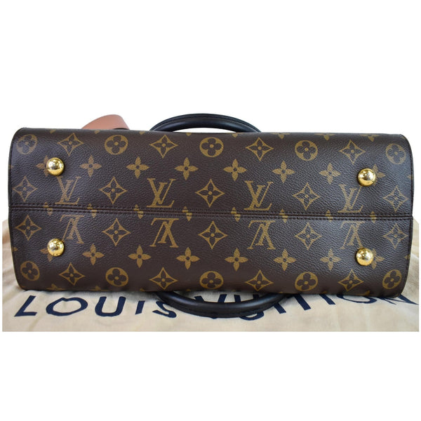 LOUIS VUITTON Tuileries Monogram Canvas Tote Shoulder Bag Brown